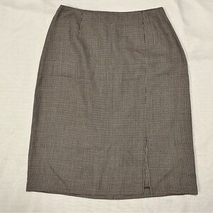 Kathie Lee Collection Vintage Houndstooth Pencil Skirt